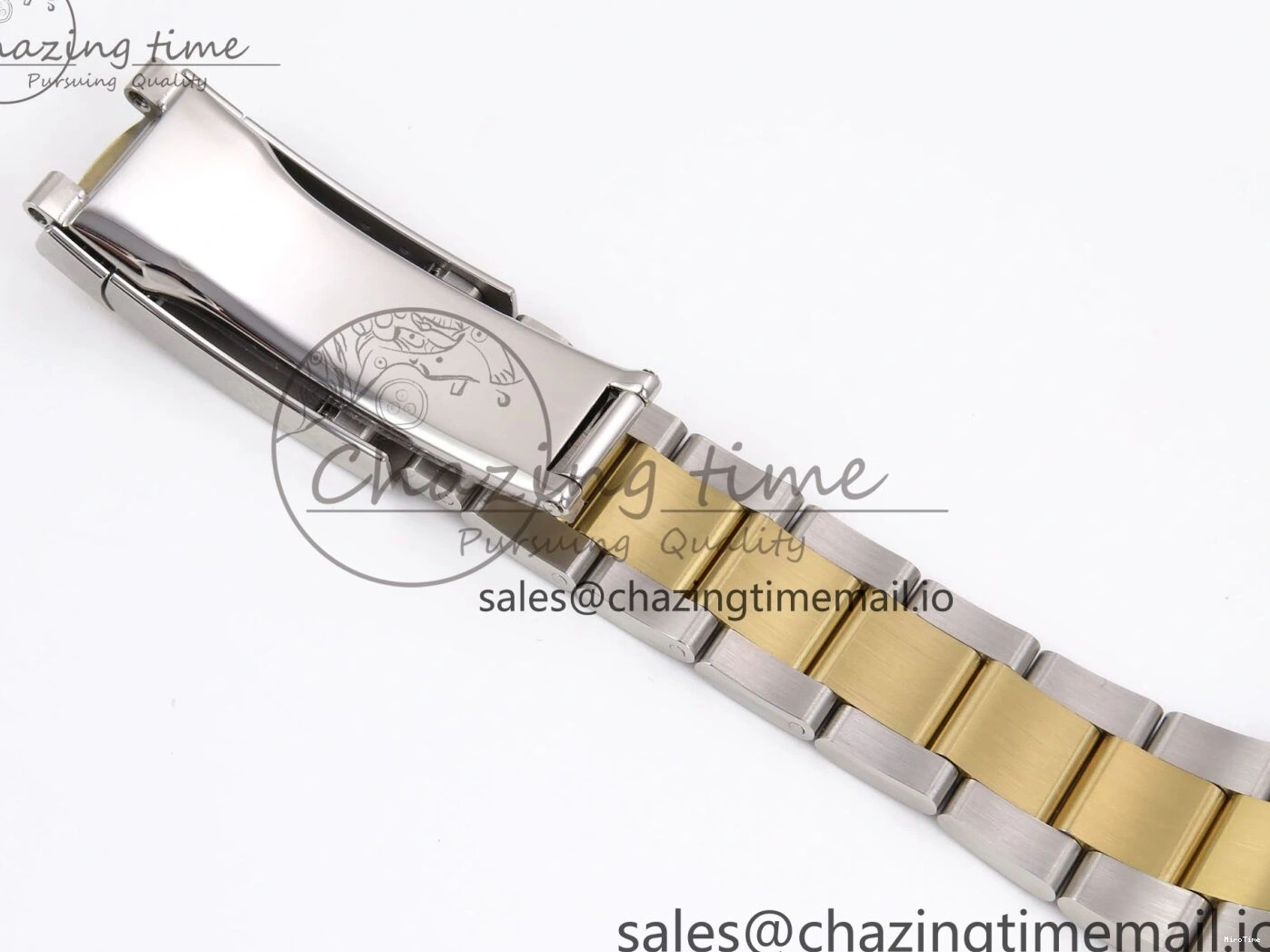 MiroTime 1229 DateJust 41 126333 EWEF Best Edition YG Diamonds Dial on SS YG Oyster Bracelet A Minimalist 973